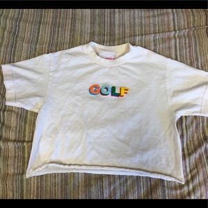 Golf cropped t shirt